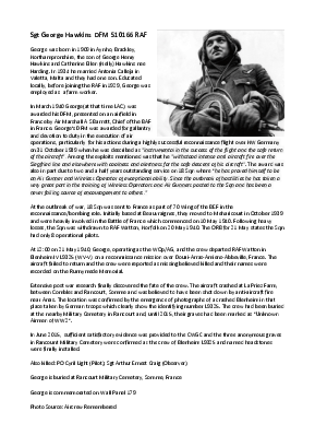 A preview of a PDF biography for Hawkins, George